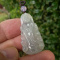 Certificated Natural Grade A Light Green Jadeite Jade Pendant