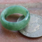 Certified Green 100% Natural A JADE Jadeite Circle RING