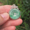 Certificated Natural Grade A Light Green Jadeite Jade Pendant