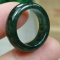 Certified Green 100% Natural A jadeite jade Ring 戒指 5.9#