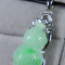 S925 Silver Certified Green 100% Natural A Jade jadeite Pendant