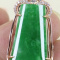 Certified Green 100% Natural A JADE jadeite 925 Silver Pendant