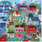 Monika Forsberg: Swedish Fishing Village (1000 PC jigsaw puzzle)