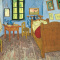 Vincent Van Gogh: Bedroom in Arles (used 1000 PC jigsaw puzzle)
