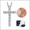 Moissanite Cross Necklace for Women (Free Shipping)