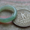 Certified Icy Green 100% Natural A JADE Jadeite Circle RING USA