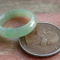 Certified Icy Green 100% Natural A JADE Jadeite Circle RING