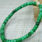 Certified Green 100% Natural A Jadeite jade Beads Bracelet 算盘珠
