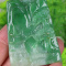 Certified Green 100% Natural Jade Jadeite landscape Pendant