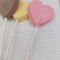 heart valentines lollipop soaps