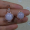 A Lavender Jadeite Jade Big Rich Oval Cabochon S925 Ring Pendant