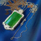 Jade diamond necklace
