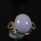 925 S Lavender 100% Natural A JADE jadeite Adjustable Ring