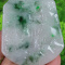 Certified Green 100% Natural Jade Jadeite Landscape Pendant