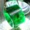 Certified Green 100% natural A jadeite jade Pendant~LuLuTong 路路通