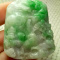 Certified Green Lavender Natural A Jade jadeite Pendant