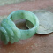 Certified Burma 100% Natural A JADE Jadeite Rose Flower RING
