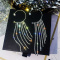 Clip on Earrings For Women Ear Cuff Tassels Without No Piercing