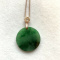 GRADE A NATURAL Green JADEITE JADE Necklace Estate