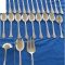 Flatware Towle Colonial Plume, Oneida Toujours; antique utensils
