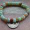 3 Color Natural A JADE Jadeite Circle Beads Bangle Bracelet 手链
