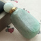 Certified natural 100% A grade jade Jadeite carving snuff bottle