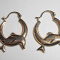 New Solid 10k Yellow Gold Dolphin Hoop Earrings Jewelry 10KT