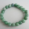 Green Natural A Jade Jadeite Handmade 9mm Bead Stretchy Bracelet