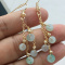 Certified natural A grade JADE Jadeite carving Lucky Earrings 耳环