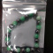 Jade And Grey Bead Bracelet