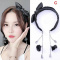 1pc Beaded Flower Bridal Hairband Trendy Pearl Headband