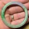 A Jadeite Bangle Green Lavender 51.5mm 135.78ct Fine Quality