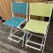Folding high seat chairs