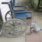 VERY NICE (18" WIDE) BLUE EVEREST & JENNINGS WHEELCHAIR FOR SALE